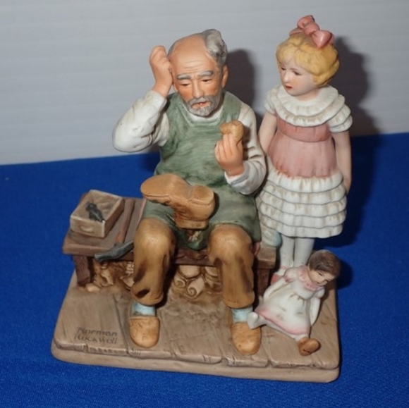 Norman Rockwell 1980 "The Cobbler" - Picture 1 of 2